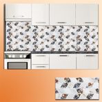 Evdeniste Mutfak Tezgah Arası Kardelen 30x60 cm Dekor Seramik