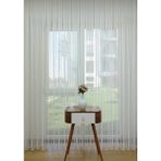 Evdepo Home 1-2.5 Normal Pile Tek Kanat Ekru 520x250 cm Tül Perde