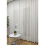 Evdepo Home 1-2.5 Normal Pile Tek Kanat Ekru 580x200 cm Tül Perde