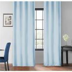 Evdepo Home Açık Mavi Petek Kadife Dokulu Fon Perde Pilesiz Düz Dikişli Ekstrafor Büzgü 440 x 250 cm