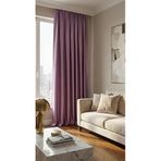 Evdepo Home Blackout Fon Perde,%100 Karartma, Isı Yalıtımlı, Pilesiz Düz Dikim, Gül Kurusu, Tek Kanat 60 x 240 cm