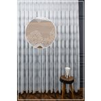 Evdepo Home Damask Ekstraforlu Pilesiz Düz Dikim Tek Kanat Ekru 70x200 cm Tül Perde