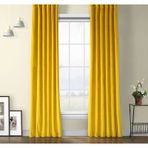 Evdepo Home Deniz Soft Pileli Fon Perde Sarı