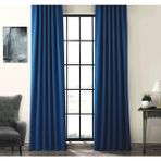 Evdepo Home Hazır Karartma Blackout Pilesiz Fon Perde Parlament 330 x 250 cm - Saks Mavi