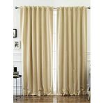 Evdepo Home Karartma Blackout Pilesiz Bej 230x240 cm Fon Perde
