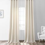 Evdepo Home Karartma Blackout Pilesiz Krem 280x250 cm Fon Perde