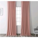 Evdepo Home Karartma Blackout Pilesiz Pudra 300x275 cm Fon Perde