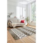 Evdeya Baskılı Kaymaz Taban Yıkanabilir Şık Koridor Halısı Mutfak Halısı Salon Halısı MODERN-56, Vizon, 100 x 300