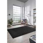 Evdeya Dijital Baskı Kaymaz Taban Yıkanabilir Sade Desen Yolluk Mutfak Koridor Salon Halısı SADE-47, Antrasit, 100 x 250