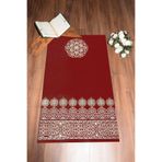 Evdeya Dijital Baskılı Yıkanabilir Motifli Hediyelik Namaz Halısı Seccade 70x130 SECCADE-44, Kırmızı, 70 x 130