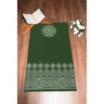Evdeya Dijital Baskılı Yıkanabilir Motifli Hediyelik Namaz Halısı Seccade 70x130 SECCADE-44, Yeşil, 70 x 130