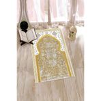Evdeya Dijital Baskılı Yıkanabilir Motifli Hediyelik Namazlık Seccade 70x130cm SECCADE-26, Kahverengi, 70 x 130