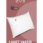 Eve 1 Adet Silikon Elyaf Nonwoven Yıkanabilir Antialerjik Vakumlu Yastık Seti 50x70cm 600 gr