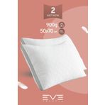 Eve Tekstil 2 Adet Klimax Serisi Kılıflı Fermuarlı Klimali Antialerjik Nano Elyaf Yastık 50x70cm 900 gr