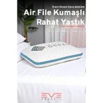 Eve Tekstil Air File Kumaşlı Visco Dream Hava Alabilen Ortopedik Yastık Beyaz