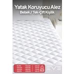 Eve Tekstil Kapitone Fitted Yatak Koruyucu Alez Tek Ve Çift Kişilik Kapitoneli Microfiber Yatak Alezi