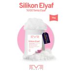 Eve Tekstil Yastık Yorgan Oyuncak Dolum Malzemesi Antialerjik Yapışmaz 1.Kalite %100 Temiz Silikon Elyaf 1 Kg
