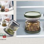 EveFix 1 Kum Saati Zeyitn & Turşu Kabı Plastik Turuncu
