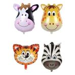 EveFix 100 Adet Balon + 5 Adet Safari Folyo Balon Ve Balon Zinciri Set