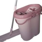 EveFix 3 Bölmeli Kovalı Portatif Saplı Mikrofiber Bezli Tablet Mop Spin Temizlik Seti 14 Lt