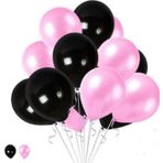 EveFix 50 Adet Pempe, Siyah Balon-uçan- Balon-Sehri