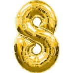 EveFix 8 Folyo Balon Gold 100 Cm Helyum Balon Uçan Balon