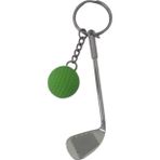 EveFix Gerçekçi Golf Tasarımlı Şık Anahtarlık Kolye Çanta Süsü Golf Keychain - Yeşil Renk