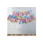 EveFix Happy Birthday Rengarenk Folyo Balon Set