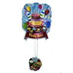 EveFix Happy Birthday Yazılı Asmalı 3d Doğum Günü Süsü