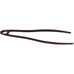Evefix Isıya Dayanıklı Plastik Yanmaz Yapışmaz Servis ve Izgara Maşası Şef Mangal Barbekü Maşası - 29 cm - 1 Adet - Gri