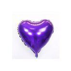 EveFix Kalp Balon Folyo Mor 45 Cm 18 Inç