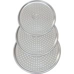 Evefix Paslanmaz Çelik Pizza Tepsisi,delikli Lahmacun ve Pizza Tavası,fırın Tepisisi (36 Cm)