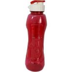 Evefix Plastik Suluk Sporcu Matarası - 750 ml - Kırmızı Renkli