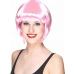 EveFix Soft Pembe Renk Parti Peruğu Küt Saç