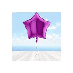 EveFix Yıldız Folyo Balon, 45 Cm - Mor
