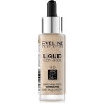 EVELİNE Liquid Control Fondöten 010 Light B- Dropper ile Matlaştırıcı Etki Günlük Kullanım İçin