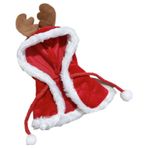Evember Bebek Giysileri,Peluş Bebekler için Pelerin - Noel Bebek Giysileri Kıyafet Seti | Giydirme Giysileri Sevimli Bebek Takım Elbisesi, Boynuz Pelerinli Bebek Giyim Seti, Oyuncak Bebek Noel