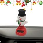 Evember Noel Güneş Dansı Heykelcik, Güneş Dansı Oyuncakları Noel,Güneş Arabası Kontrol Paneli Süslemesi - Noel Teması Şekil Oyuncak, Süslemesi için Dans Eden Sallanan Oyuncak
