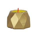 Evene Altın Mumluk Şamdan Tealight Mum Uyumlu Poly Küçük 1 Model 8682874833810