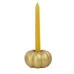Evene Altın Mumluk Şamdan Tealight Ve Ince Mum Uyumlu Kabak Model 8682874833698