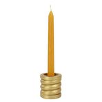 Evene Altın Mumluk Şamdan Tealight Ve Ince Mum Uyumlu Spiral Model 8682874832851