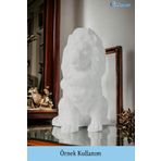 Evene Biblo Dekoratif Obje Heykel Aslan Biblo Dekoratif Süs Eşyası Beyaz Model 36 ebiblomodel36