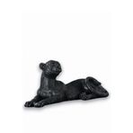 Evene Biblo Dekoratif Obje Heykel Leopar Biblo Dekoratif Süs Eşyası Siyah Model 38 ebiblomodel38