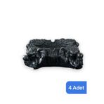 Evene Dekoratif Küllük Siyah 4 Adet, e.kullukmodel6x4