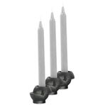 Evene Dekoratif Mumluk Tealight Mumluk Şamdan Mumluk 3 Lü Şamdan Model 25 8682874832721
