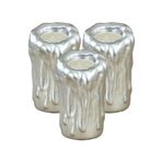 Evene Dekoratif Mumluk Tealight Mumluk Şamdan Mumluk 3 Lü Şamdan Model 29 8682874833148