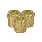 Evene Dekoratif Mumluk Tealight Mumluk Şamdan Mumluk 3 Lü Şamdan Model 30 8682874833223