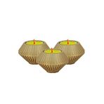 Evene Dekoratif Mumluk Tealight Mumluk Şamdan Mumluk 3 Lü Şamdan Model 37 8682874834060