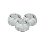Evene Dekoratif Mumluk Tealight Mumluk Şamdan Mumluk 3 Lü Şamdan Model 38 8682874834220