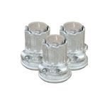 Evene Dekoratif Mumluk Tealight Mumluk Şamdan Mumluk 3 Lü Şamdan Model 39 8682874834343